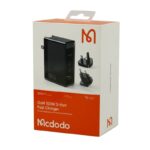 مشخصات و قیمت شارژر دیواری سریع 3 پورت مک دودو Mcdodo CH-810 Pro GaN 100W Fast Charger